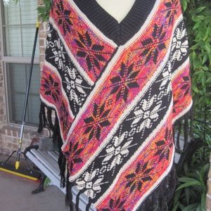 New Directions Petite Poncho PL/PXL